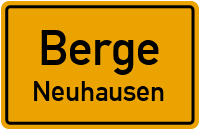 Bahnhofplatz in BergeNeuhausen