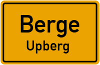 Tiefer Weg in BergeUpberg