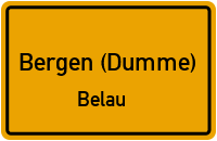 Straßen in Bergen (Dumme) Belau