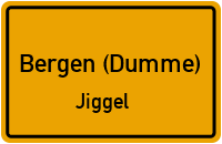 Straßen in Bergen (Dumme) Jiggel