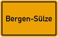 City Sign Bergen-Sülze