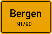 Straßen in 91790 Bergen