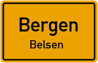 Offener Straße in BergenBelsen
