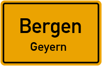 Bergener Str. in BergenGeyern