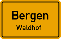 Wiesenweg in BergenWaldhof