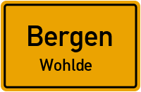 Marktstraße in BergenWohlde
