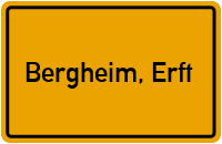 City Sign Bergheim, Erft