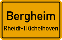 Dorfstraße in BergheimRheidt-Hüchelhoven