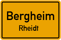 Düsseldorfer Straße in BergheimRheidt