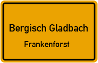 Parkstraße in Bergisch GladbachFrankenforst