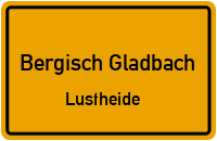 Frankenforster Straße in Bergisch GladbachLustheide