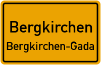 Gadastraße in BergkirchenBergkirchen-Gada