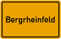 Goethestraße in Bergrheinfeld