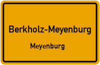 Steinstraße in Berkholz-MeyenburgMeyenburg