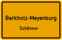 Kirchstraße in Berkholz-MeyenburgSchönow