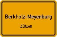 Rotdornweg in Berkholz-MeyenburgZützen