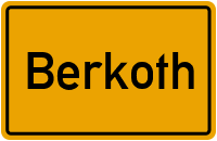 City Sign Berkoth