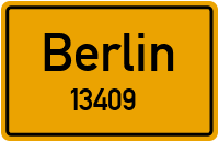 Straßen in 13409 Berlin