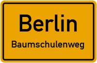 Straßenverzeichnis Berlin Baumschulenweg