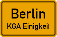 Straßenverzeichnis Berlin KGA Einigkeit