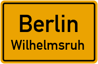 Straßenverzeichnis Berlin Wilhelmsruh
