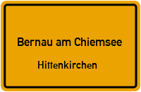 Straßenverzeichnis Bernau am Chiemsee Hittenkirchen