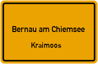 Straßenverzeichnis Bernau am Chiemsee Kraimoos