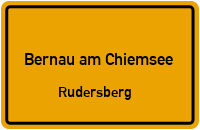 Straßenverzeichnis Bernau am Chiemsee Rudersberg