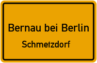 Püttenstraße in Bernau bei BerlinSchmetzdorf