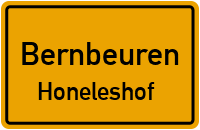 Straßenverzeichnis Bernbeuren Honeleshof
