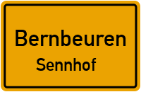 Straßenverzeichnis Bernbeuren Sennhof