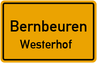 Straßenverzeichnis Bernbeuren Westerhof