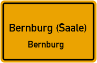 Straßenverzeichnis Bernburg (Saale) Bernburg
