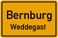 Hopfenstraße in BernburgWeddegast
