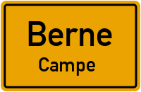 Enge Straße in BerneCampe