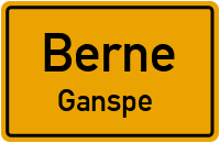 Straßenverzeichnis Berne Ganspe