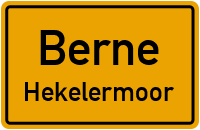 Klosterweg in BerneHekelermoor