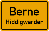Straßenverzeichnis Berne Hiddigwarden
