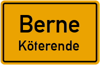Straßenverzeichnis Berne Köterende