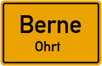 Straßenverzeichnis Berne Ohrt