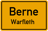 Straßenverzeichnis Berne Warfleth