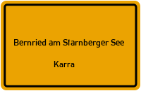 K & T Weg in Bernried am Starnberger SeeKarra