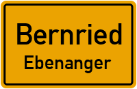 Straßen in Bernried Ebenanger