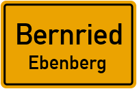 Straßen in Bernried Ebenberg