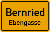 Ebengasse in BernriedEbengasse