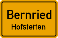 Straßen in Bernried Hofstetten