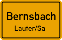 Straßen in Bernsbach Lauter/Sa.