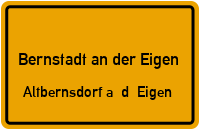 Am Wehr in Bernstadt an der EigenAltbernsdorf a. d. Eigen