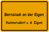 Heidebergweg in Bernstadt an der EigenKunnersdorf a. d. Eigen