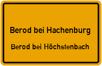 Bogenstraße in Berod bei HachenburgBerod bei Höchstenbach